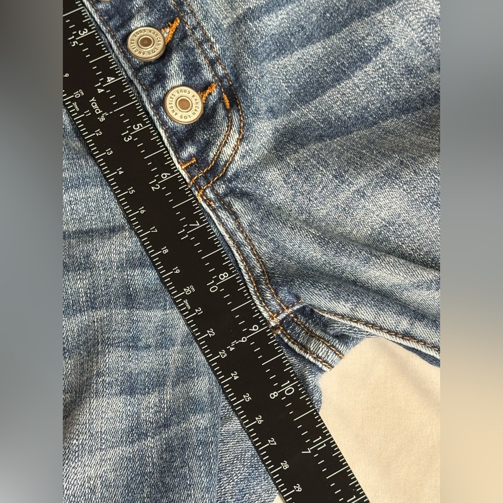 KanCan Estilo Button Fly Distressed Faded Wash Style KC5118D Skinny Size 9/28 - Picture 7 of 9